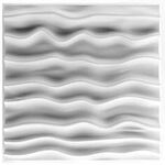 3D-gipsväggpanel SEA (48x48 cm)