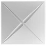 3D-gipsväggpanel VENTE (72x72 cm)