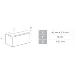 BOSTON GREY, concrete brick tile with integrated joint