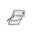 Elektrisk takfönster VELUX GGU 0062 INTEGRA | 3-glas, Everfinish (träkärna med vitt hölje i polyuretan)