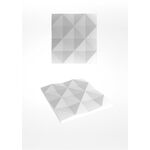 3D-gipsväggpanel KARAT (72x72 cm)