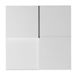 3D-gipsväggpanel RUBIK (72x72 cm)