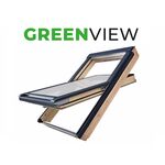 FAKRO Takfönster FTP-V P50 APMX | GreenView | 3-glas | Trä