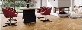 Parquet Oak Bright Chevron 130