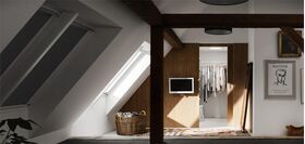 VELUX FHC | mörkläggande plisségardin för VELUX takfönster