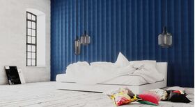 3D-gipsväggpanel LUMI (72x72 cm)