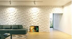 3D-gipsväggpanel QUADRAT (72x72 cm)