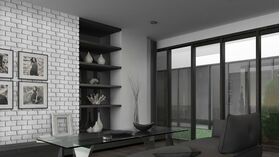 LOFT 1, gypsum brick tile