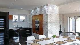LOFT 1, gypsum brick corner for interior