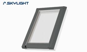SKYLIGHT | PVC, hög pivåhängt, dubbelglas takfönster