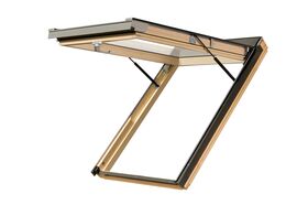 OptiLight VK | trä, topphängt, dubbelglas takfönster med ventilationsspalt