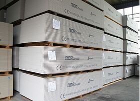 Brandgipsskiva GKF 12.5 x 1200 x 2000 mm
