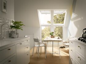 VELUX takfönster GNU 0064 | topp- och pivåhängt | 3-glas | PVC