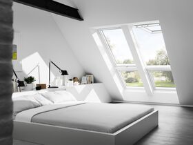 VELUX takfönster GNU 0064 | topp- och pivåhängt | 3-glas | PVC