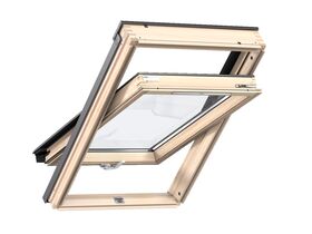 Pivåhängt takfönster med nedre handtaget VELUX GZL-B 1051 | 2-glas, klarlackat furu