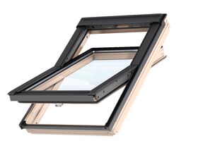 Pivåhängt takfönster med nedre handtaget VELUX GLL-B 1061 | 3-glas, Everfinish (träkärna med vitt hölje i polyuretan)