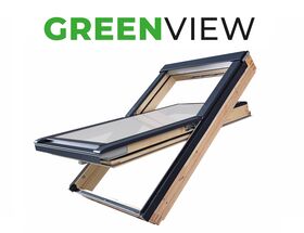 FAKRO Takfönster FTP-V U41 APMX | GreenView | 3-glas | Trä