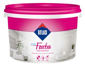 Atlas optiFARBA | vit latexfärg för inomhusbruk
