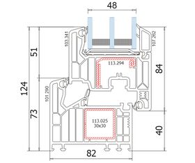 PVC fönster VEKA V82 | fasadfönster, PATIO dörrar, skjutdörrar