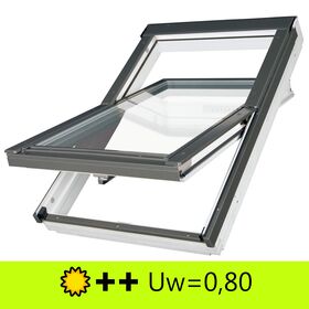 FAKRO FTT/U U6 | white-finished pine window for passive houses