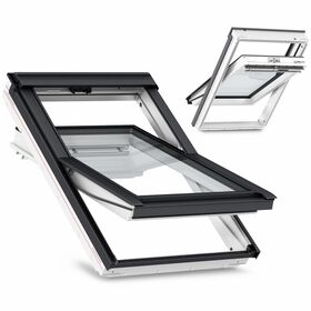 Pivåhängt takfönster VELUX GLU 0061 | 3-glas, Everfinish (träkärna med vitt hölje i polyuretan)