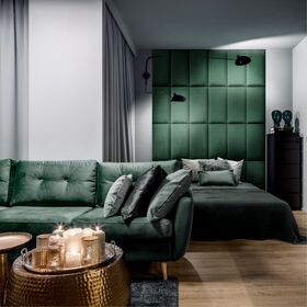 STEGU Upholstered wall panel | Melange rectangle 60x30