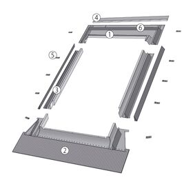 Flashings for FAKRO roof window
