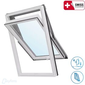 SKYLIGHT | PVC, hög pivåhängt, dubbelglas takfönster