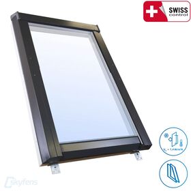 SKYLIGHT | PVC, hög pivåhängt, dubbelglas takfönster