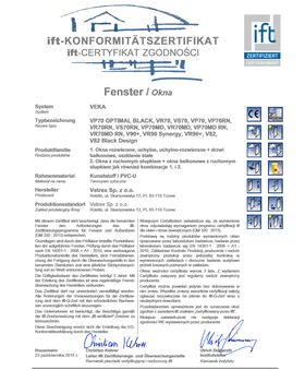 PVC fönster VEKA Perfectline VP70 | fasadfönster