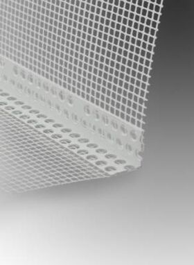 PVC Hörnlist med glasfibertyg 10x10x250 cm