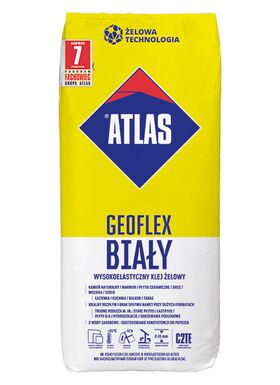 Atlas GEOFLEX WHITE |  highly flexible gel adhesive 2-15 mm (C2TE type)