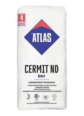 Atlas Cermit ND mineralisk tunnputs | fasadputs
