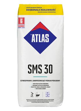 ATLAS SMS 30 | självutjämnande avjämningsmassa | golvspackelmassa 3-30