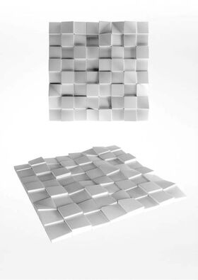 3D-gipsväggpanel QUADRAT (72x72 cm)
