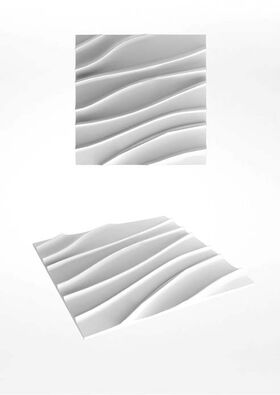 3D-gipsväggpanel SOLANO (72x72 cm)
