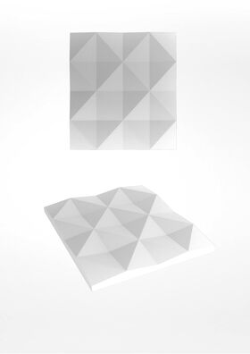 3D-gipsväggpanel KARAT (72x72 cm)