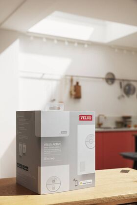 Grundausstattung KIX 300 der VELUX ACTIVE Raumklimasteuerung