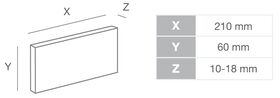 RUSTIK 540, concrete brick tile