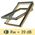 FAKRO FTP R1 | wooden, sound-proof window with double glazing