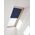 Blackout blind for VELUX roof window, darkblue, perfect for bedroom