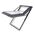 Takfönster Skyfens Supro | PVC, 3-glaspaket , VSG