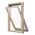 RoofLITE+ TRIO PINE | trä, pivåhängt, trippelglas takfönster