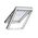 VELUX GPU 0062 | everfinish, top hung roof window with safe 3-glazing